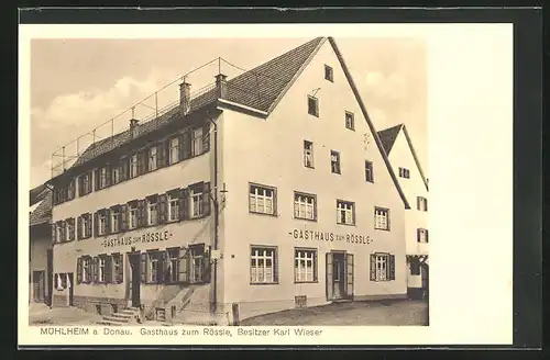 AK Mühlheim a. Donau, Gasthaus zum Rössle