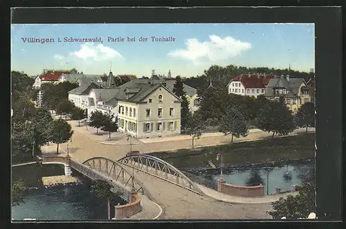 AK Villingen i. Schwarzwald, Partie bei der Tonhalle