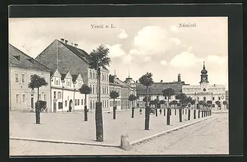 AK Veseli n L., Namesti, Marktplatz