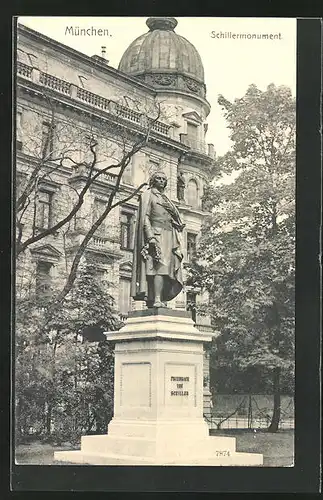 AK München, Schillermonument