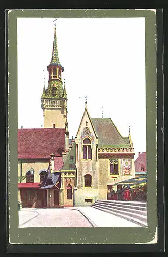 AK München, Altes Rathaus und Standesamt