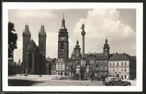 AK Königgrätz / Hradec Kralove, Namesti