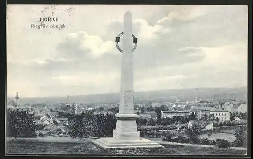 AK Horice, Riegruv obelisk