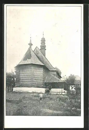 AK Z Hor Orlickych, Dreveny kostelik v Liberku z r 1691