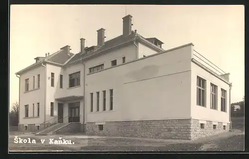 AK Kuttenberg / Kutna Hora-Kank, Ansicht der Schule, Skola