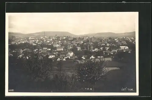 AK Usti nad Orl., Panorama der Stadt