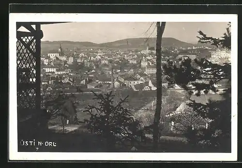 AK Usti nad Orl., Panorama der Stadt