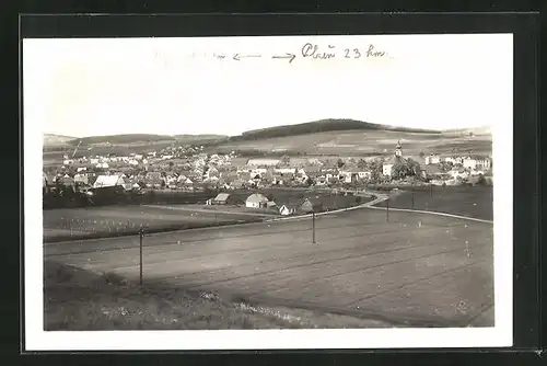 AK Blovice, Blick auf die Stadt