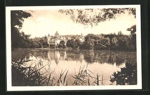 AK Zinkovy, Seepartie mit Blick zum Schloss