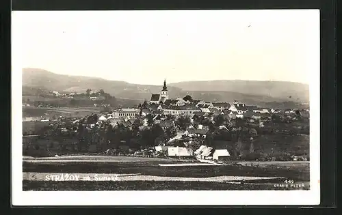 AK Strazov / Sumava, Panorama der Ortschaft