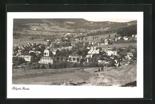 AK Zelezna Ruda, Totalansicht der Ortschaft