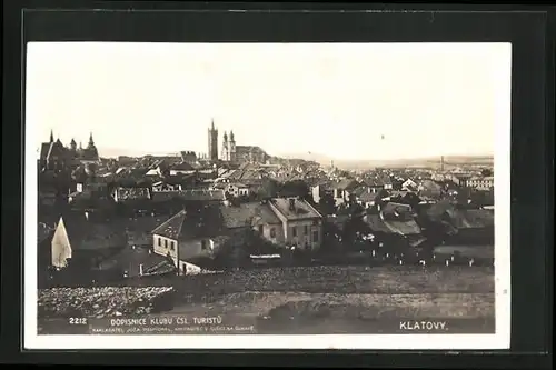 AK Klatovy, Panorama der Stadt