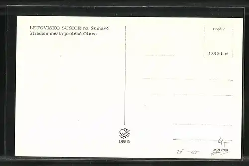 AK Letovisko Susice / Sumava, Stredem mesta proteka Otava