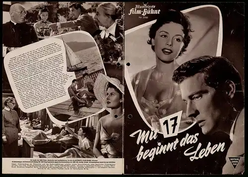 Filmprogramm IFB Nr. 2160, Mit 17 beginnt das Leben, Sonja Ziemann, Loni Heuser, Paul Hubschmid, Regie: Paul Martin