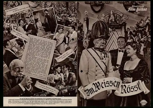 Filmprogramm IFB Nr. 1804, Im Weissen Rössl, Johanna Matz, Johannes Heesters, Walter Müller, Regie: Willi Forst