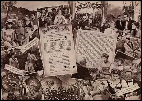 Filmprogramm IFB Nr. 1804, Im Weissen Rössl, Johanna Matz, Johannes Heesters, Walter Müller, Regie: Willi Forst