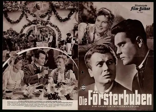 Filmprogramm IFB Nr. 3030, Die Försterbuben, Hermann Erhardt, Kurt Heintel, Erich Auer, Regie: R. A. Stemmle