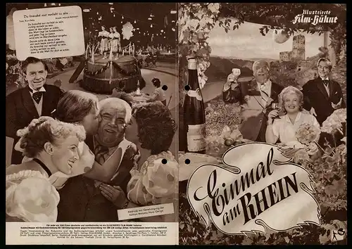 Filmprogramm IFB Nr. 1681, Einmal am Rhein, Paul Henckels, Maria Paudler, Albert Florath, Carl Napp, Regie: Helmut Weiss