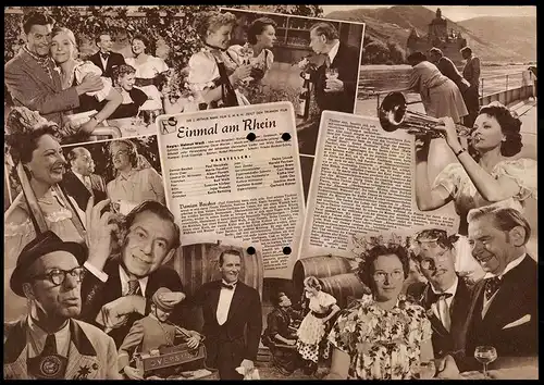 Filmprogramm IFB Nr. 1681, Einmal am Rhein, Paul Henckels, Maria Paudler, Albert Florath, Carl Napp, Regie: Helmut Weiss