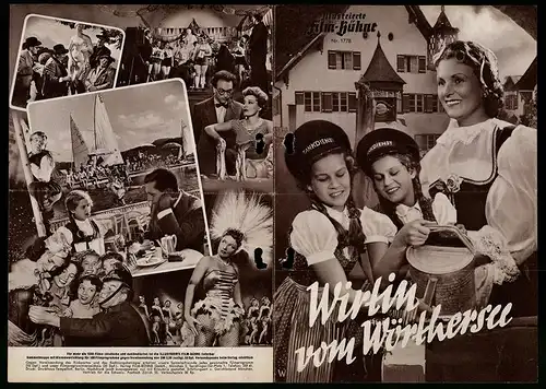 Filmprogramm IFB Nr. 1778, Wirtin vom Wöthersee, Maria Andergast, Jutta und Isa Günther, Regie: Eduard von Borsody