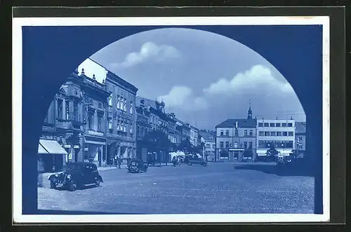 AK Hranice na Morave, Namesti, Marktplatz