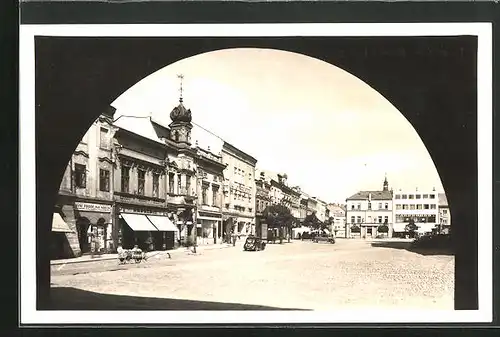 AK Hranice na Morcve, Namesti, Marktplatz, Radnice