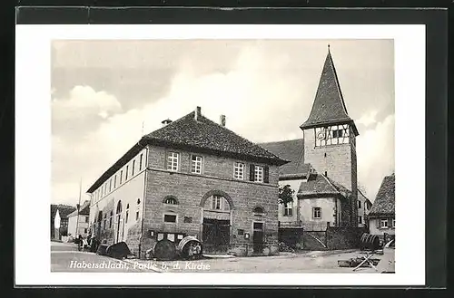 AK Haberschlacht, Blick auf die Kirche