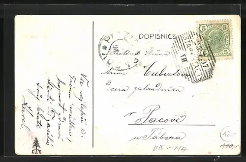 AK Ratiborice, Zamek, Hostinec, Pradelna vevodkyne Zahanske az do r. 1839