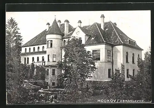 AK Hodkov p. Zbraslavice, Gebäudeansicht