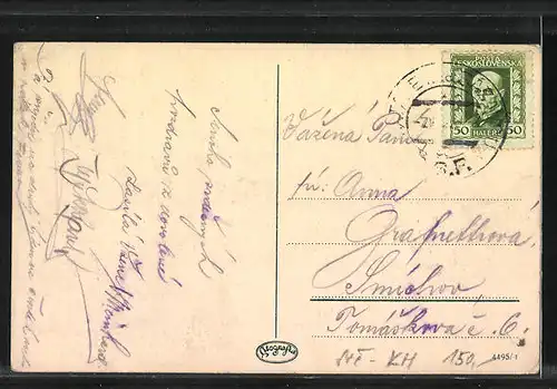 AK Rataje n /Saz., Panorama