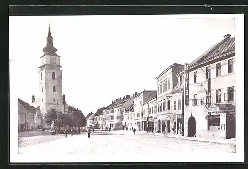 AK Velke Mezirici, Namesti, Hotel Pavelka