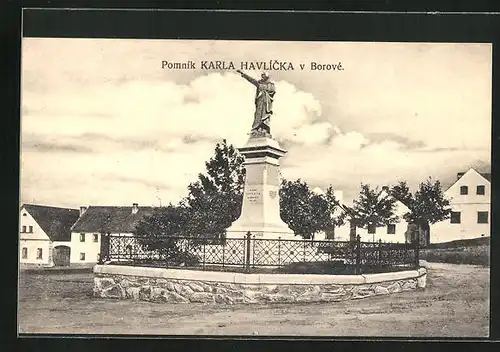 AK Havlickova Borova, Pomnik Karla Havlicka v Borove