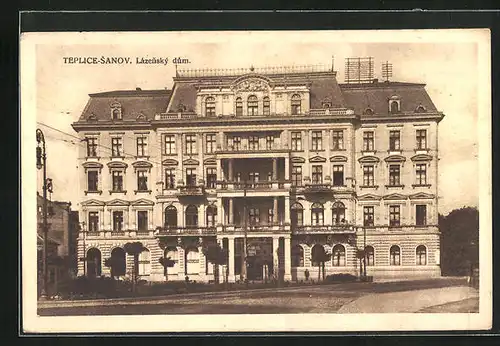 AK Teplitz Schönau / Teplice, Lazensky dum