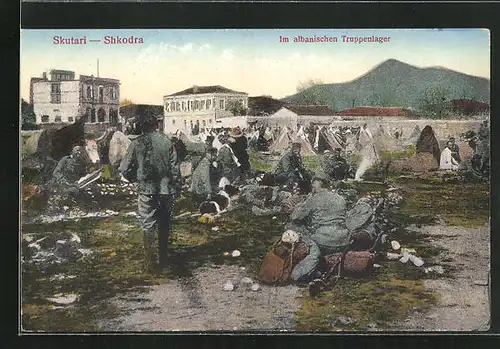 AK Shkodra /Skutari, Im albanischen Truppenlager