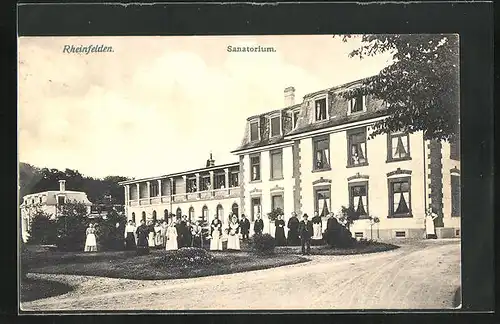 AK Rheinfelden, Personal vor dem Sanatorium