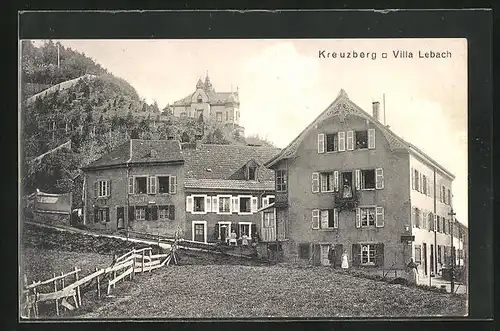 AK Markirch, Villa Lebach am Kreuzberg