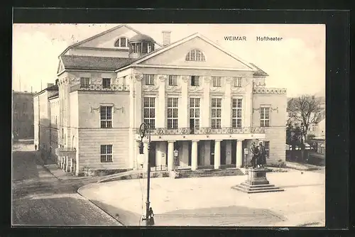 AK Weimar, Blick auf das Hoftheater