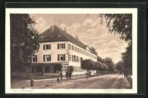 AK Bad Nenndorf, Grosser Bau, Strassenpartie