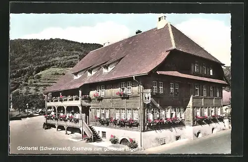 AK Glottertal /Schwarzwald, Gasthaus zum goldenen Engel