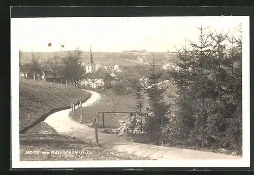 AK Gallspach, Blick zum Ort