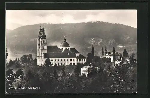 AK Maria-Trost, Blick zur Kirche