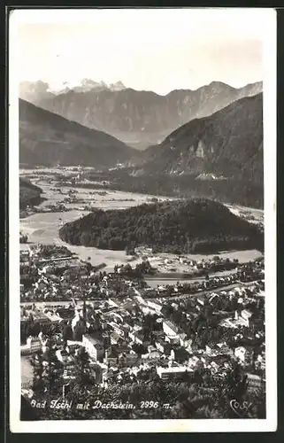 AK Bad Ischl, Gesamtansicht mit Dachstein