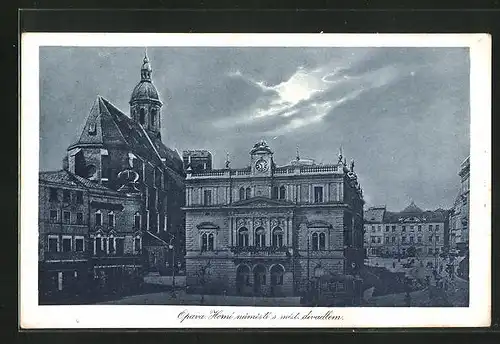 AK Opava, Horni namesti s mest. divadlem