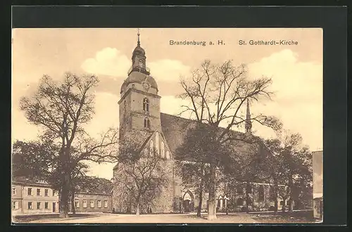 AK Brandenburg a. H., St. Gotthardt-Kirche