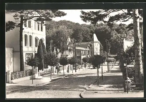 AK Sellin / Rügen, Blick in die Hermannstrasse