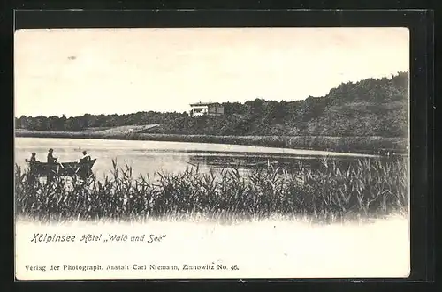 AK Kölpinsee / Ostsee, Blick zum Hotel Wald und See