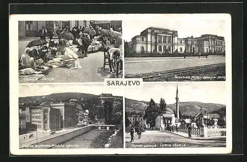 AK Sarajewo, Carsija, Zemaljski muzej, Careva dzamija, Gradska vijecnica