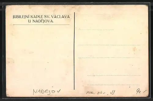 AK Najedov, Jubilejni Kaple Sv. Václava