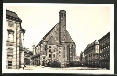 AK Wien, an der Minoritenkirche