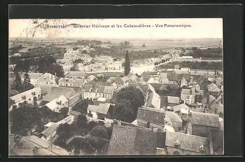 AK Bonneval, Quartier Herisson et les Gabeaudieres, Vue Panoramique